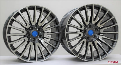 21'' wheels BMW 740i, 750i, 750Li, 760Li 2009-15 5x120 21x8.5/10 PIRELLI TIRES