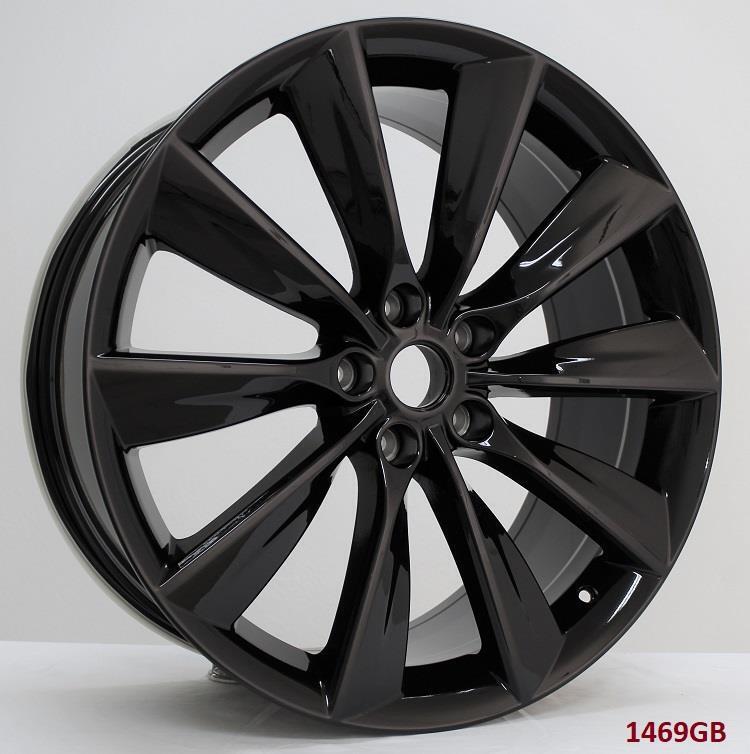 22'' wheels TESLA MODEL S 100D 75D P100D (staggered 22x9"/22x10") PIRELLI TIRES