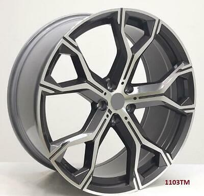 22'' wheels for BMW X5 X Drive 50i Base luxury M Sport X line 2014-18 5x120