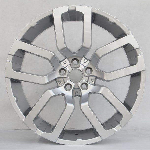 22x9.5" Aluminum Wheels R521-S-22x9.5-5x120-53-72.56 (Set of 4 Wheels)