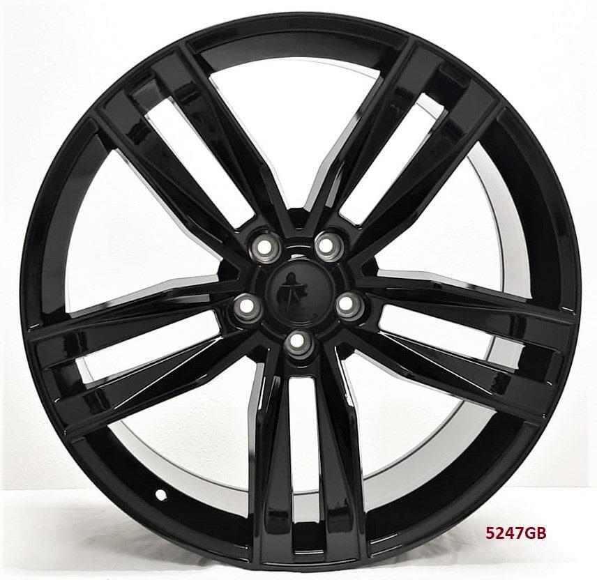 22" WHEELS FOR CHEVY CAMARO LT1 COUPE 2020 & UP stag 22x8.5/10" PIRELLI TIRES