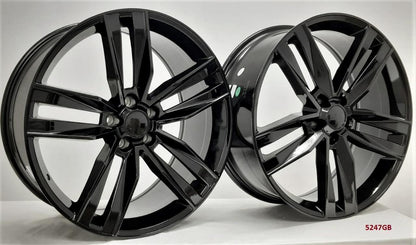 22" WHEELS CHEVY CAMARO LT1 CONVERTIBLE 2020 & UP stag 22x8.5/10" PIRELLI TIRES