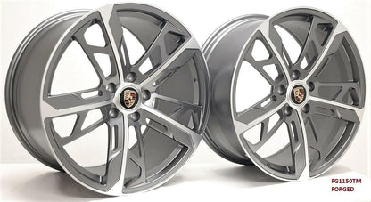 21'' FORGED wheels for PORSCHE TAYCAN 4S 2020 & UP 21X9.5/11.5" 5x130