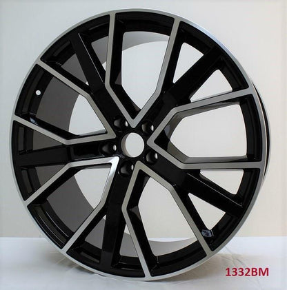 22'' wheels for AUDI e-TRON PREMIUM PLUS QUATTRO 2019 & UP 5x112 22x9.5 +31mm