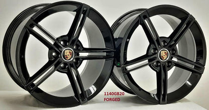 21'' FORGED wheels for PORSCHE TAYCAN 2020 & UP 21X9.5/11.5" 5X130