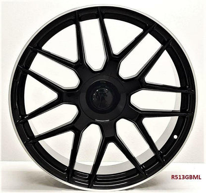 22'' wheels for Mercedes S580 4MATIC SEDAN 2021 & UP staggered (22x9/10")5x112