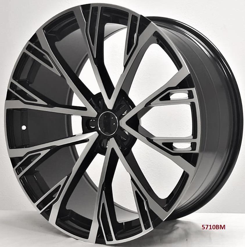 22'' wheels for AUDI Q7 3.0 PRESTIGE 2017 & UP 22x9.5 5x112 +20MM PIRELLI TIRES