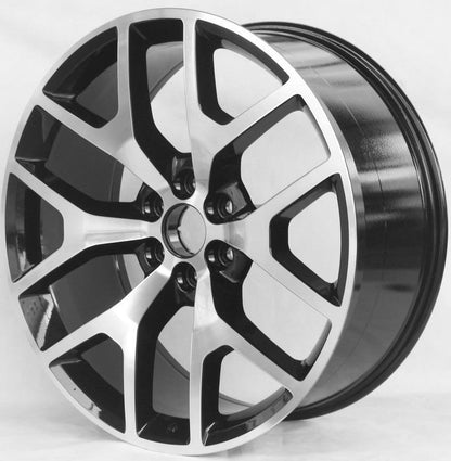 24" WHEEL TIRE PACKAGE FOR CHEVROLET SILVERADO SUBURBAN AVALANCHE TAHOE 6x139.7