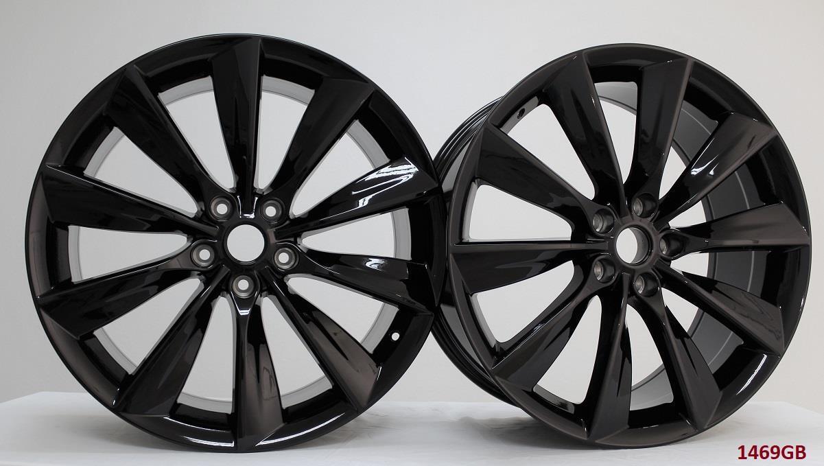 22'' wheels TESLA MODEL S 100D 75D P100D (staggered 22x9"/22x10") PIRELLI TIRES