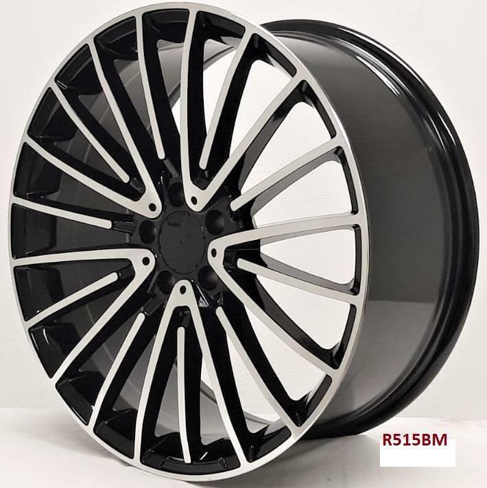 22'' wheels for Mercedes S550 SEDAN, 4MATIC 2014-17 staggered(22x9/10.5")5x112