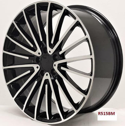 22'' wheels for Mercedes S550 SEDAN, 4MATIC 2014-17 staggered(22x9/10.5")5x112