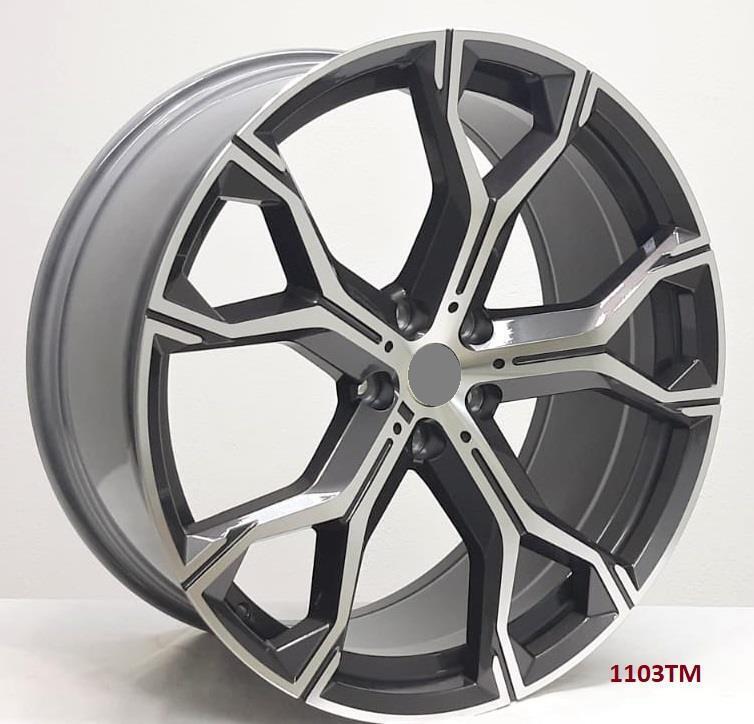 22'' wheels for BMW X7 X Drive 40i 2019 & UP (22x9.5/10.5") 5x112