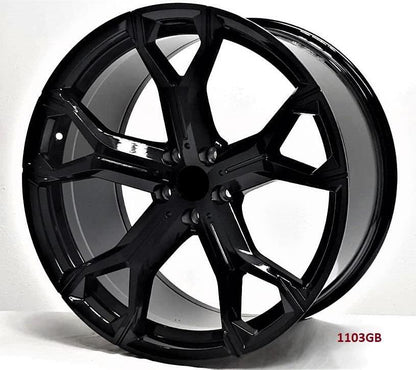 22'' wheels for BMW X5 X Drive 40i 2019 & UP (22x9.5/10.5") 5x112