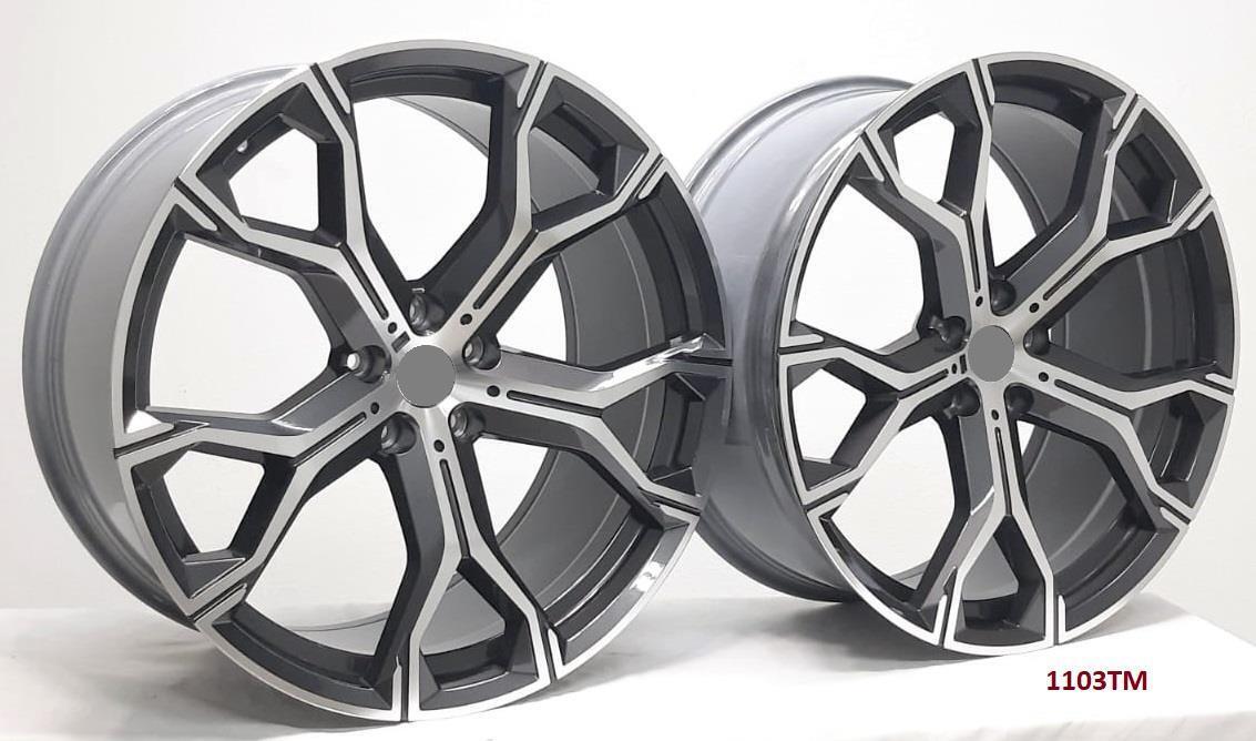 22'' wheels for BMW X6 M50i 2020 & UP (22x9.5/10.5") 5x112