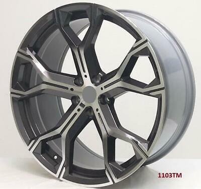 22'' wheels for BMW X5 S Drive 35i Base luxury M Sport X line 2014-18 5x120