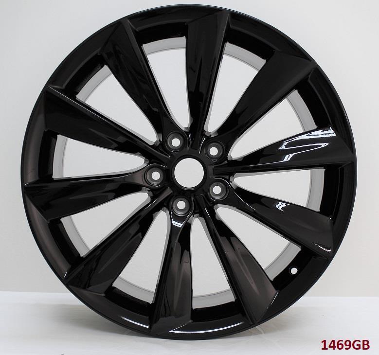 22'' wheels TESLA MODEL S 100D 75D P100D (staggered 22x9"/22x10") PIRELLI TIRES