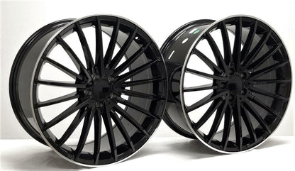 22'' wheels for Mercedes S550 SEDAN, 4MATIC 2014-17 (staggered 22x9/10.5")5x112